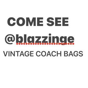 Vintage Coach Bags Listed In My Closet